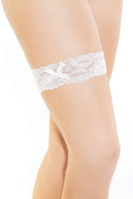 Lace Leg Garter with Bow